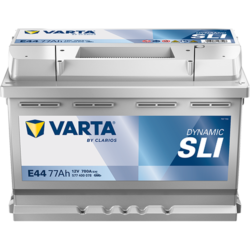 Аккумулятор автомобильный Varta Dynamic SLI E44 6СТ-77 Ач обр.