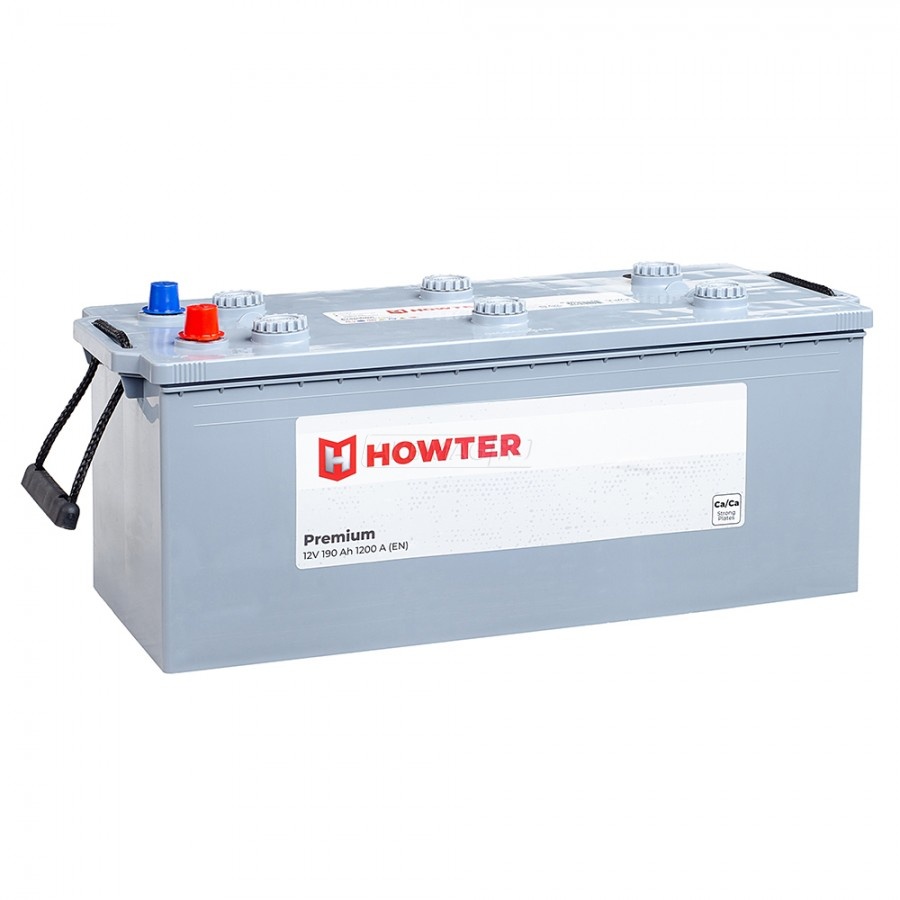 Аккумулятор автомобильный HOWTER Premium 190Ah 1200A  ПП