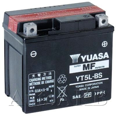 Аккумулятор мото YUASA YT5L-BS, YTX5L-BS 4 Ач