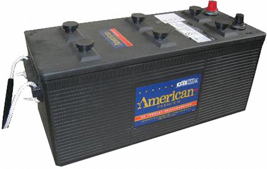 Аккумулятор грузовой American 4D1050 6СТ-200 Ач обр.