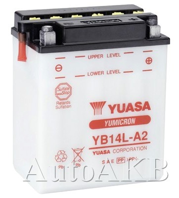 Аккумулятор мото YUASA YB14L-A2 14 Ач