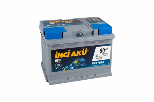 Аккумулятор автомобильный INCI AKU EFB 60R ОП 560A (242x175x190) L2 60 Ач