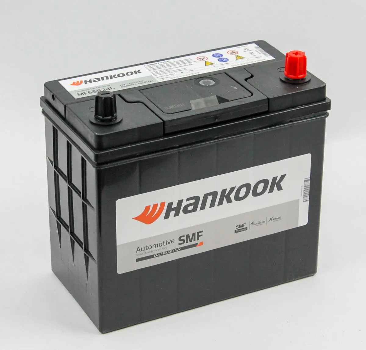 Аккумулятор автомобильный HANKOOK 6СТ-55.0  Ач (UMF75B24L) тонк.кл.