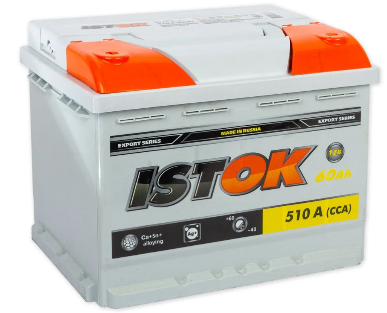 Аккумулятор автомобильный ИСТОК 60Ah 510A ПП (242х175х190) L2