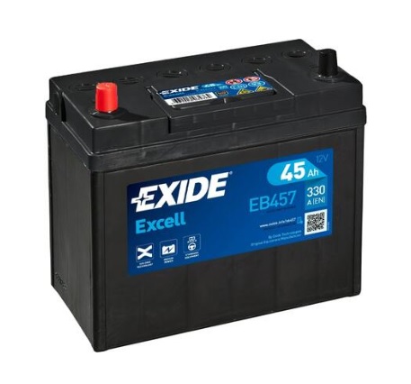 Автомобильный аккумулятор EXIDE EXCELL EB457 45 Ач