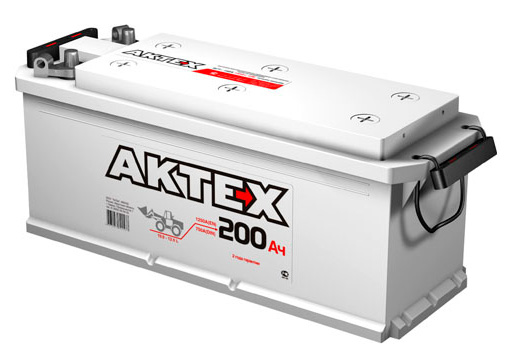 Аккумулятор грузовой АКТЕХ АТ 200А-L 6СТ-200 Ач прям.