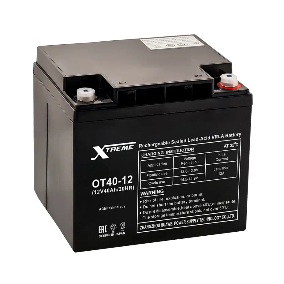 Аккумулятор ИБП Xtreme OT40-12 VRLA 12V 40Ah (196x166x173)