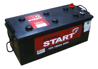 Аккумулятор грузовой Extra Start 6СТ-190 Ач обр.