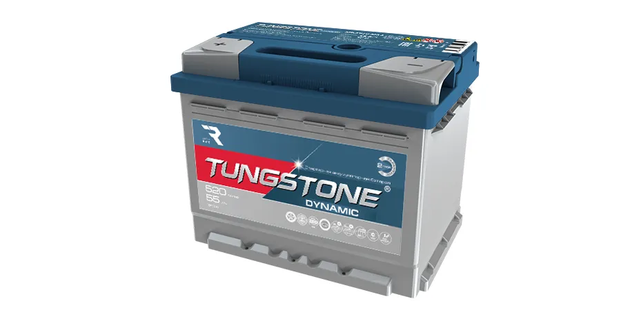 Аккумулятор автомобильный TUNGSTONE DYNAMIC 55Ah 520A ПП (242x175x190) L2