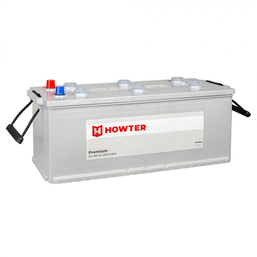 Аккумулятор автомобильный HOWTER Premium 190Ah 1200A  борт ОП