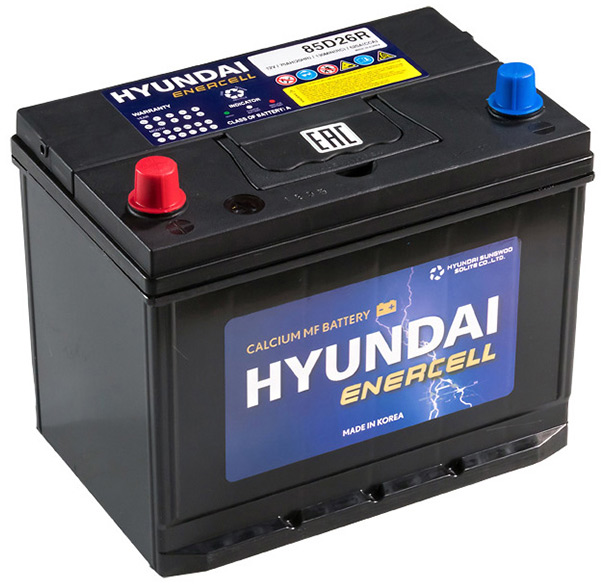 Аккумулятор автомобильный Hyundai CMF 85D26R (B/H) 6СТ-70 Ач прям.