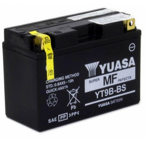 Аккумулятор мото YUASA YT9B-BS (9B4) 8 Ач