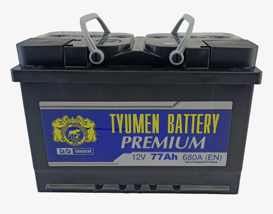 Аккумулятор автомобильный TYUMEN BATTERY PREMIUM 6СТ-77 прям.
