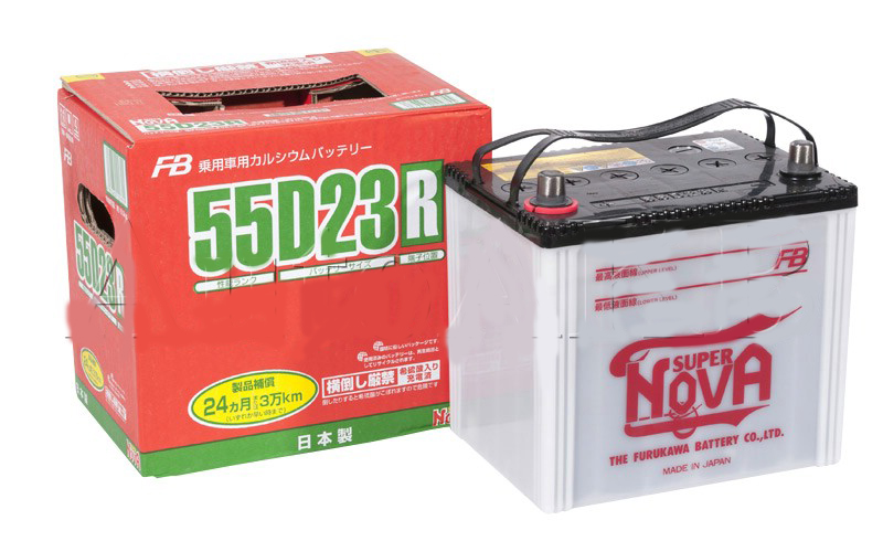 Аккумулятор автомобильный Furukawa Battery Super Nova 55D23R 6СТ-60 прям.