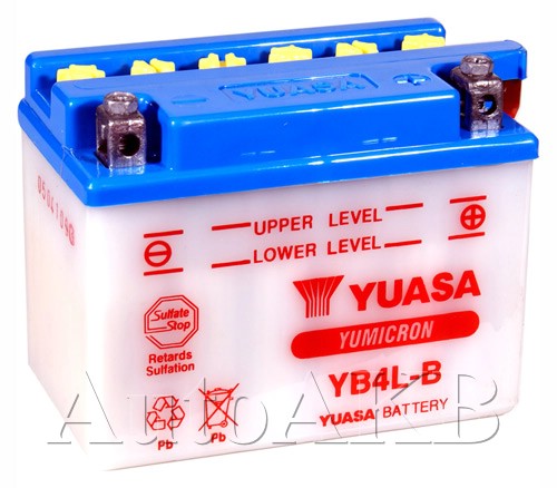 Аккумулятор мото YUASA YB4L-B 4 Ач