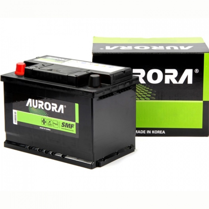 Аккумулятор автомобильный AURORA DIN MF-56220 62 А/ч 540А ПП (242х174х190) L2
