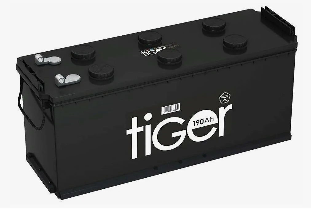 Аккумулятор автомобильный TIGER D5 190Ah 1200A ПП (513x223x223) D5 болт
