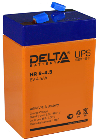 Аккумулятор Delta HR6-4,5