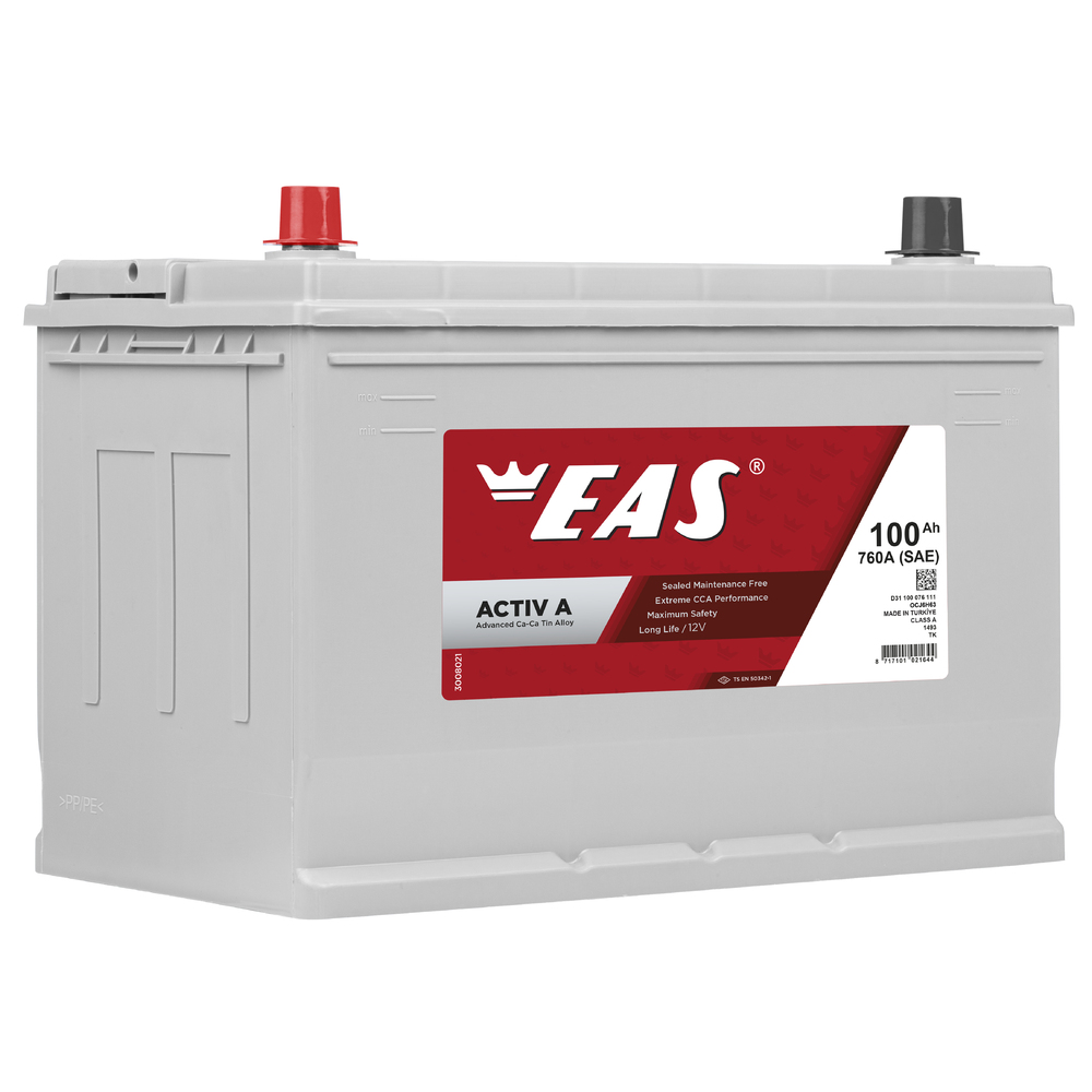 Аккумулятор автомобильный EAS JIS D31R 100 А/ч ПП