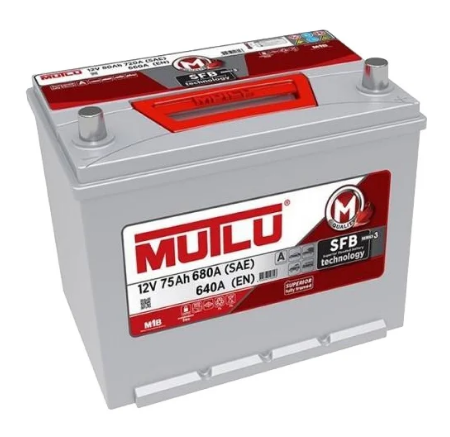 Аккумулятор MUTLU SFB M3 6СТ-75 Ач ПП