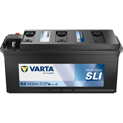 Аккумулятор грузовой VARTA PROMOTIVE SLI K4 143Ah 950А (514x218x210) D4