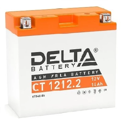 Аккумулятор Delta MOTO CT 1212.2 / YT14B-BS 12V / 14Ah / 155A (151x71x146)