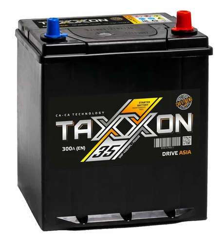 Автомобильный аккумулятор TAXXON DRIVE ASIA 35ah R+ (701035, 300А) ОП (196х128х223)