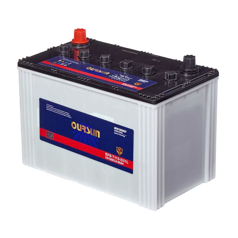 Аккумулятор автомобильный OURSUN EFB T115-D31L 90 Ah 830А (305х172х223) D31L