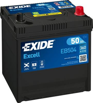 Автомобильный аккумулятор EXIDE EXCELL EB504 50 Ач