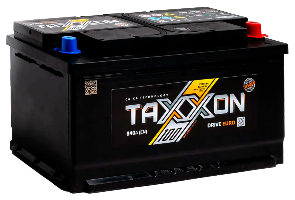 Аккумулятор автомобильный Taxxon Drive Euro 720100 6СТ-100 Ач обр.