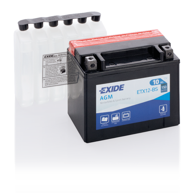 Аккумулятор мото EXIDE 12N9-3B 9 Ач