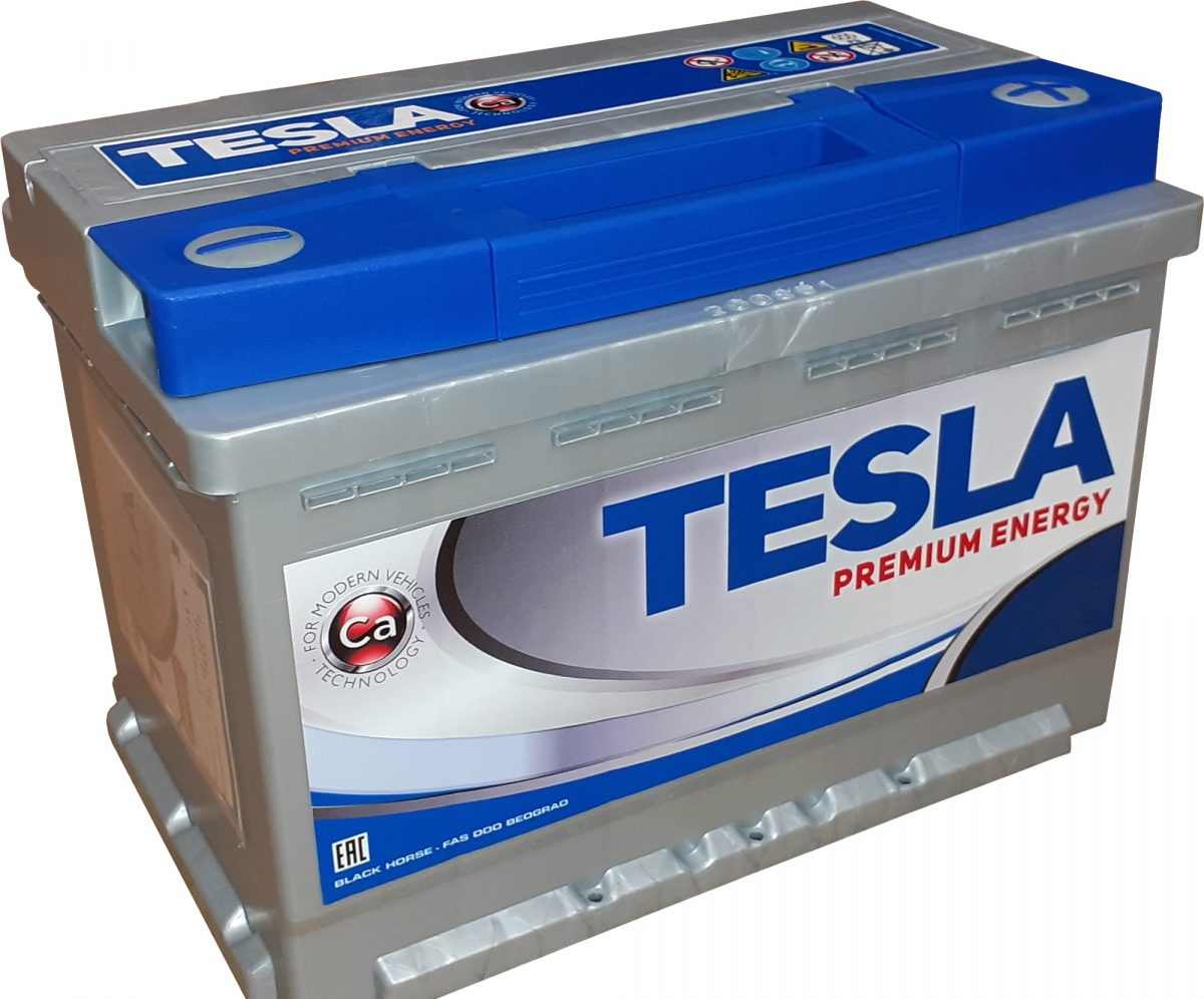 Аккумулятор автомобильный Tesla Premium Energy 6СТ-105 Ач обр низ.