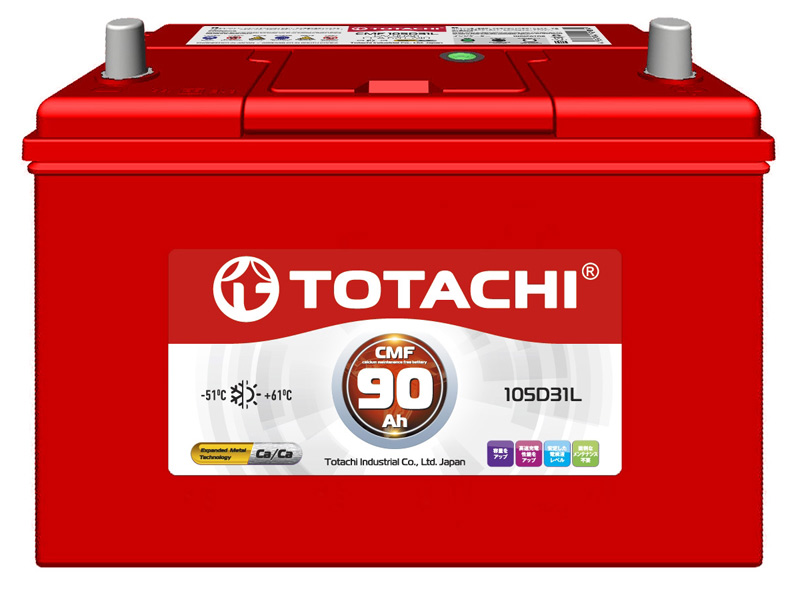 Аккумулятор автомобильный Totachi CMF 105D31L 6СТ-90 Ач обр.