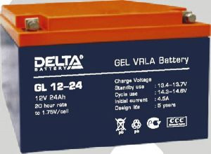 Аккумулятор гелевый Delta GL12-24