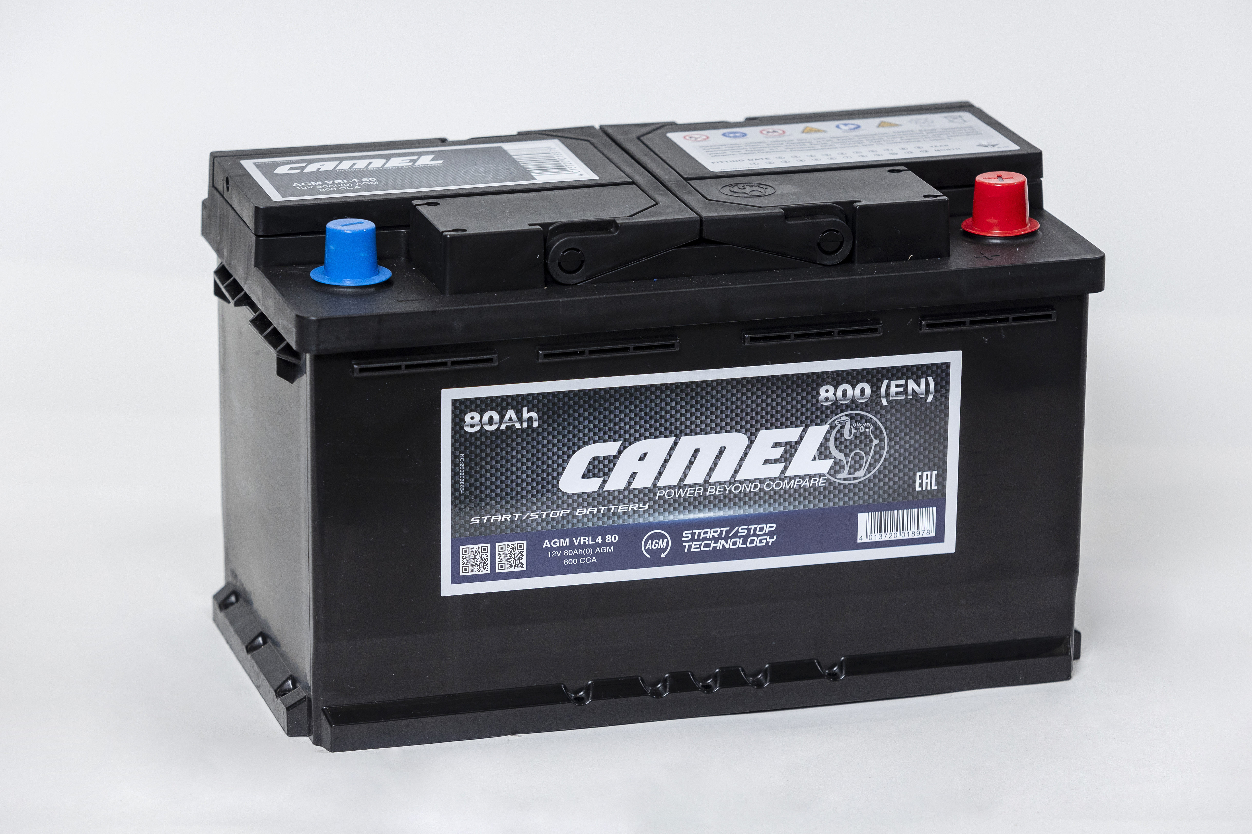 Аккумулятор CAMEL AGM 12V 80Ah 800А ОП