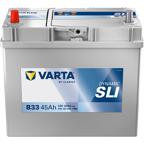 Аккумулятор автомобильный Varta Dynamic SLI B33 6СТ-45 Ач прям. (55B24R)
