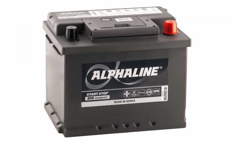Аккумулятор автомобильный AlphaLINE EFB UMF 56010 6СТ-60 Ач обр.