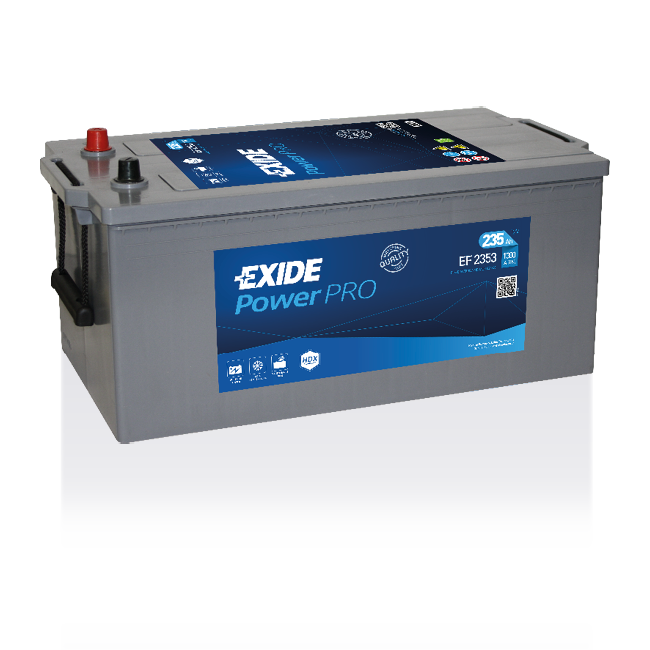 Аккумулятор грузовой Exide Heavy Professional Power EF2353 6СТ-235 Ач обр.