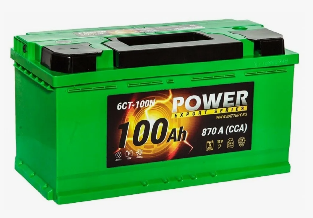 Аккумулятор автомобильный POWER 6СТ-110VL 110 Ah 900 A ПП (353x175x190) L5