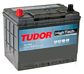 Аккумулятор автомобильный TUDOR High-Tech TA755 6СТ-75 Ач прям.