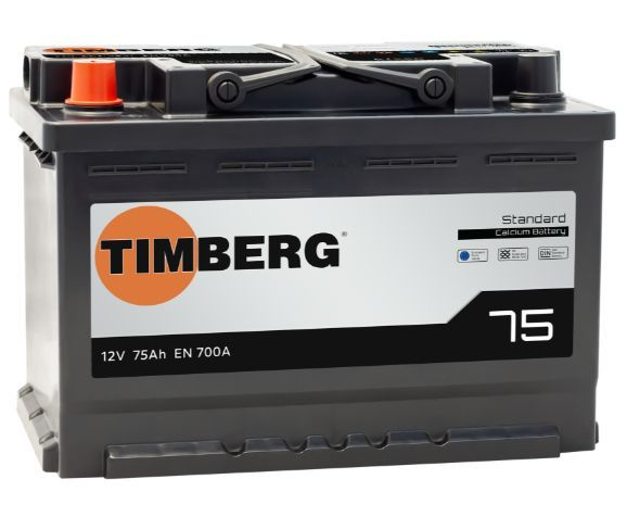 Аккумулятор автомобильный Timberg STANDARD TS751 6СТ-75VL 75 Ач прям.