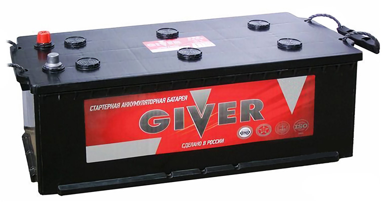 Аккумулятор грузовой Giver 6СТ-190 Ач обр.