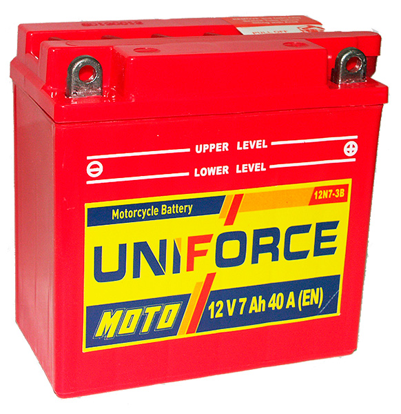 Аккумулятор для мотоцикла Uniforce Moto 507012 (12N7-3B) 7 Ач