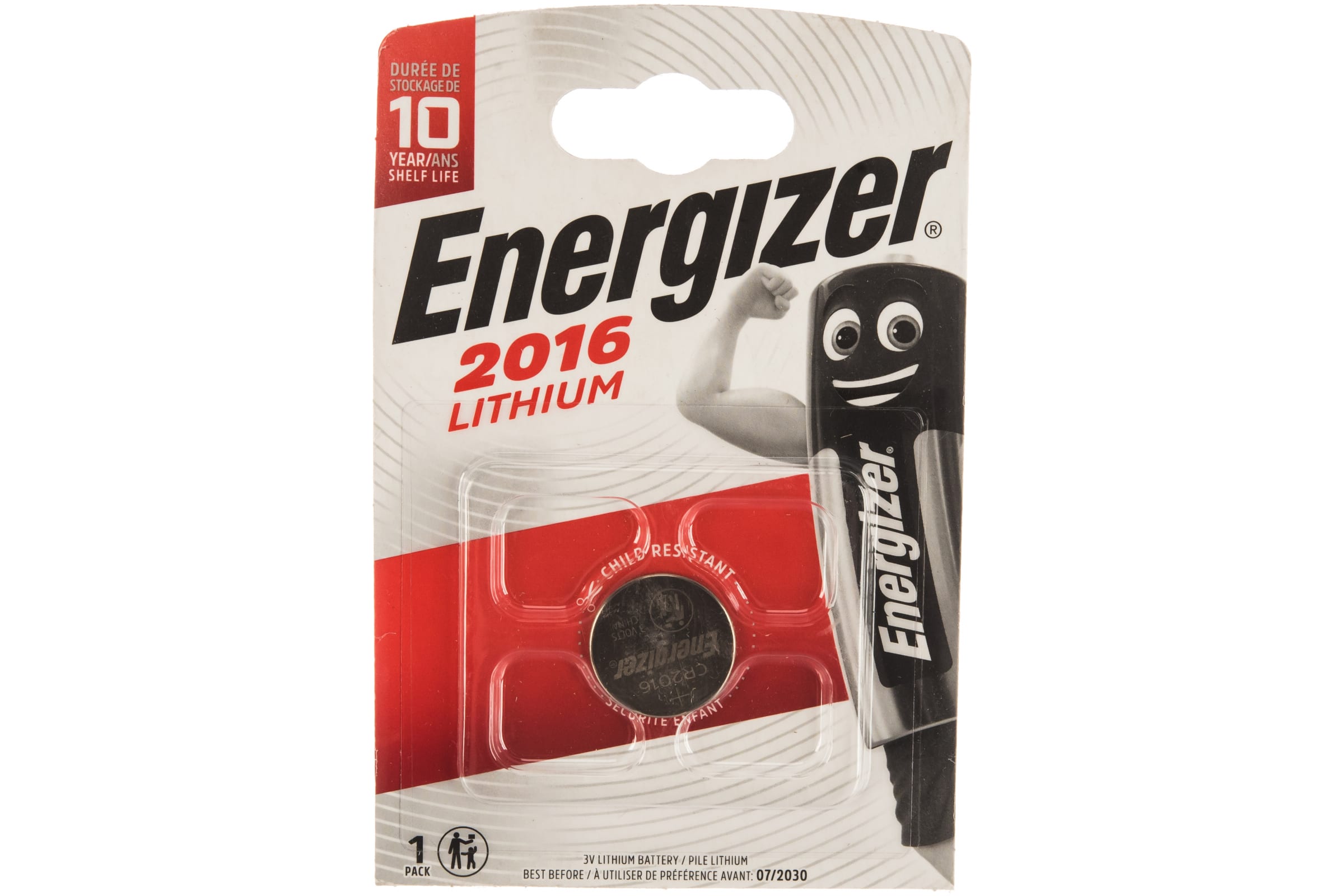 Батарейка ENERGIZER LITHIUM CR2016 1шт.