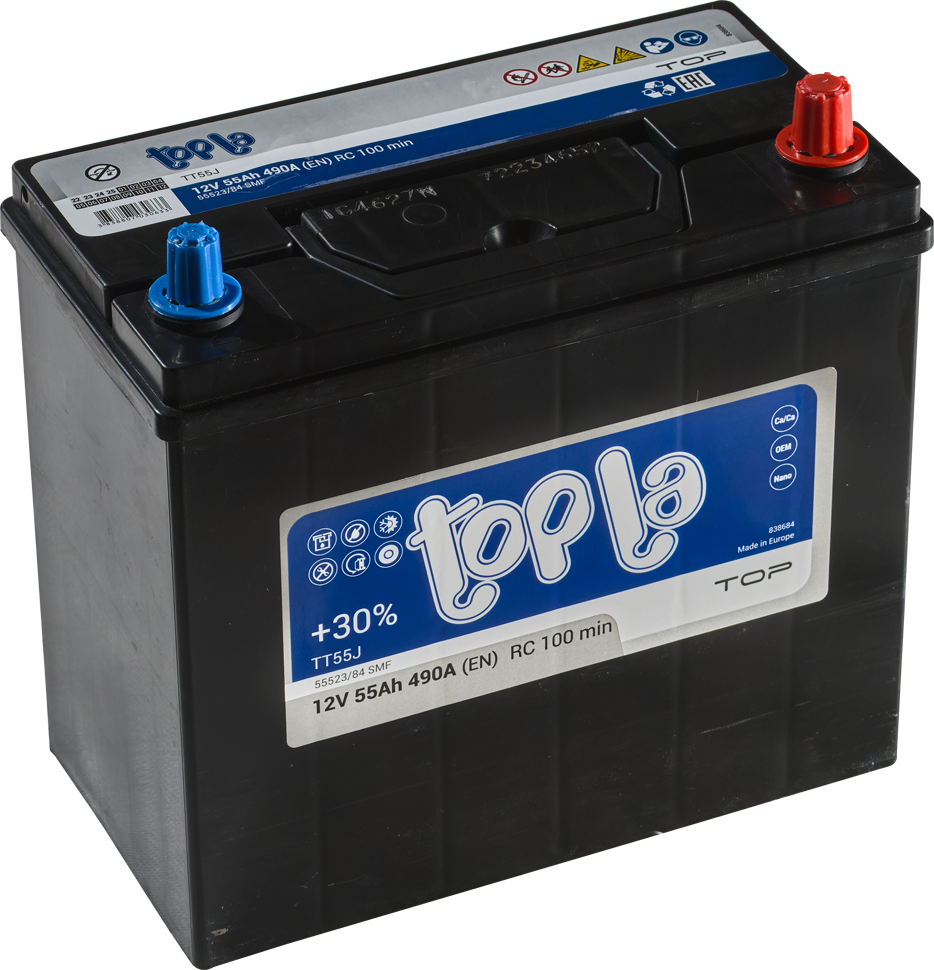 Аккумулятор TOPLA TOP JIS 118255 55.0 Ah обр