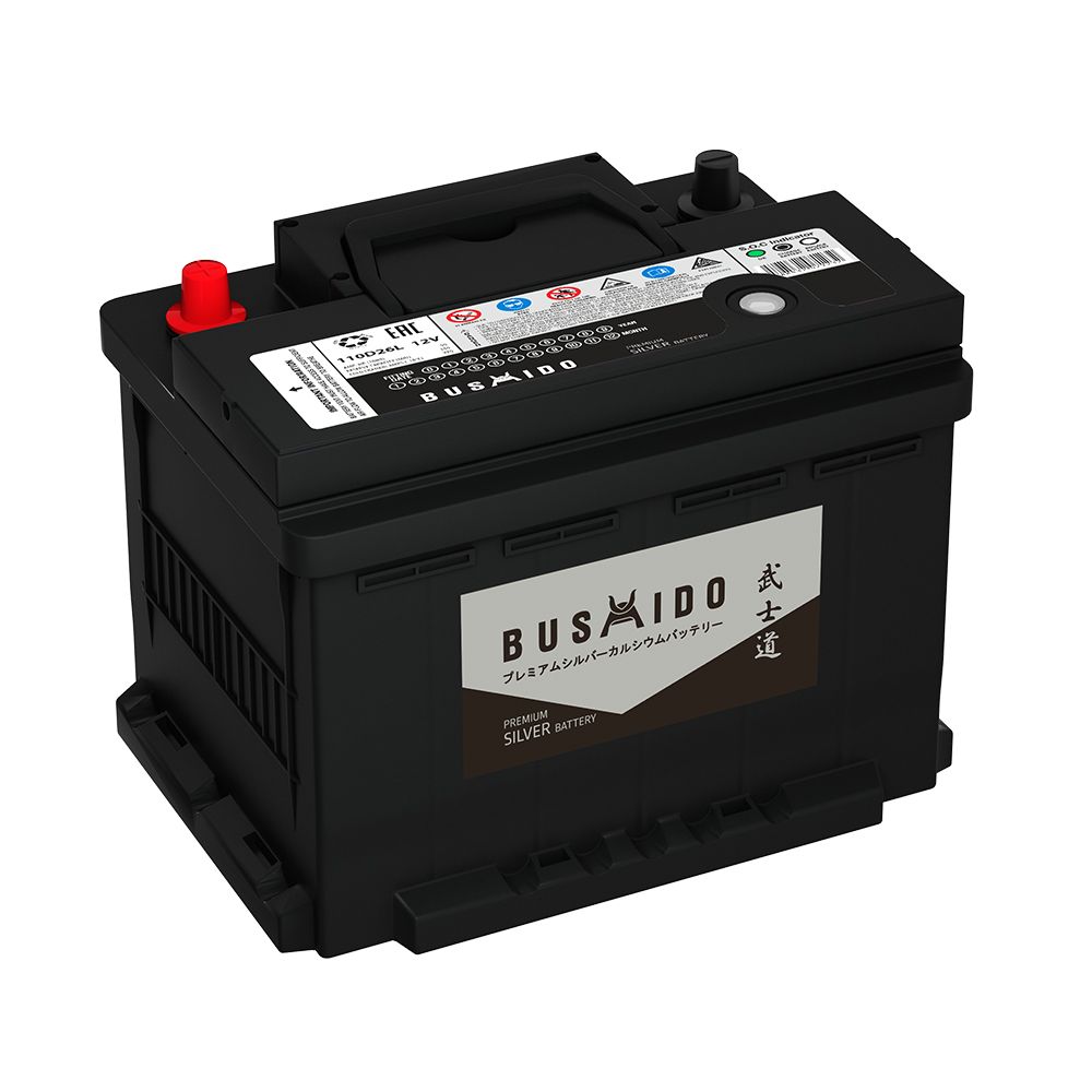 Аккумулятор автомобильный BUSHIDO SJ62 62.0 Ah 540 A ОП