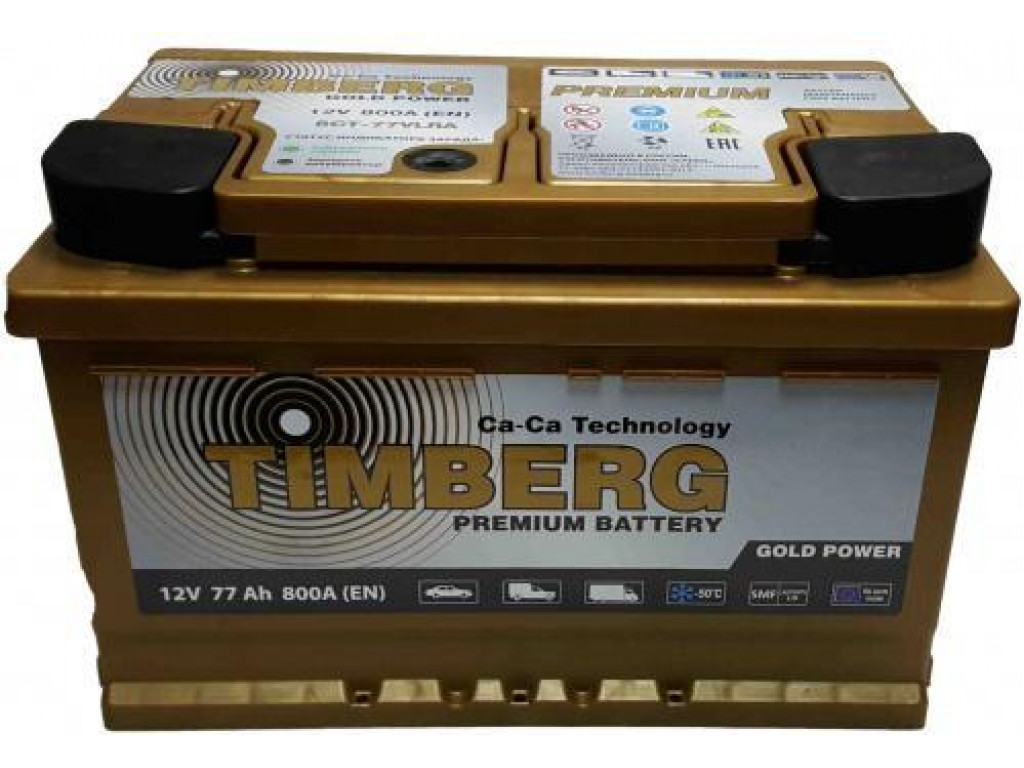 Аккумулятор автомобильный Timberg PREMIUM TP770 6СТ-77VL 77 Ач обр.