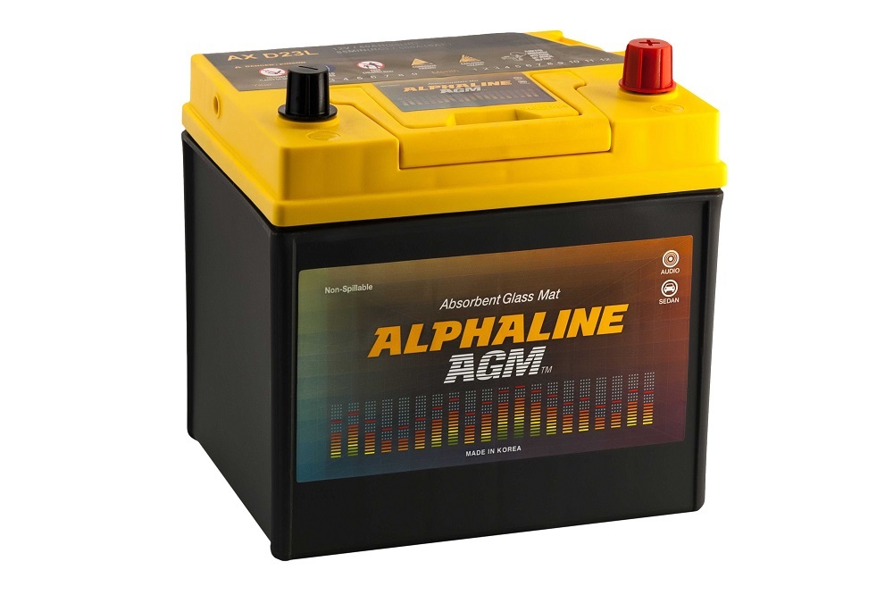 Аккумулятор автомобильный Alphaline AGM AX 65 35-650 оп 65 А/ч 650А 230х172х220 D23L