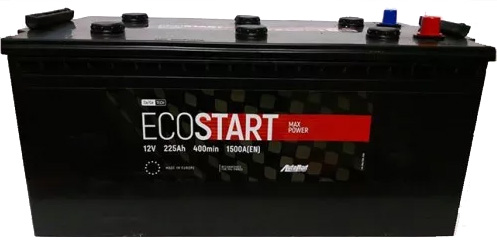 Аккумулятор грузовой Ecostart 6СТ-225 Ач обр.