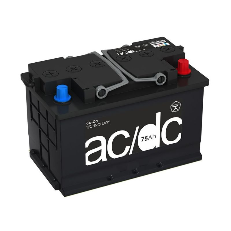 Аккумулятор автомобильный AC/DC L3 75Ah 610A ПП (278x175x190) L3